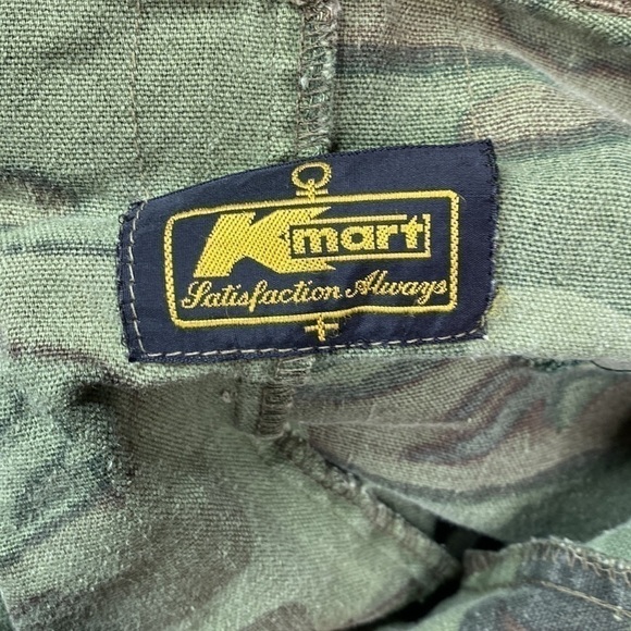 Vintage Kmart Camo Long Sleeve Button Up Field Shirt Size XL - Picture 7 of 10